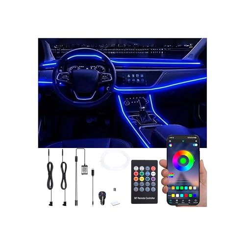 Fibra optica de 3m para coche que elimina la oscuridad interior con USB