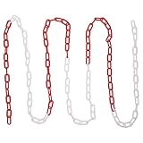 Generisch Warnkette Kunststoff Absperrkette Rot weiß Lange Kunststoff...