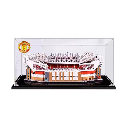 Image of Acrylic Display Case for Lego Creator Expert Old Trafford - Manchester United 10272 Model - Dustproof Anti-UV Storage Box - Collectors (Transparent A)