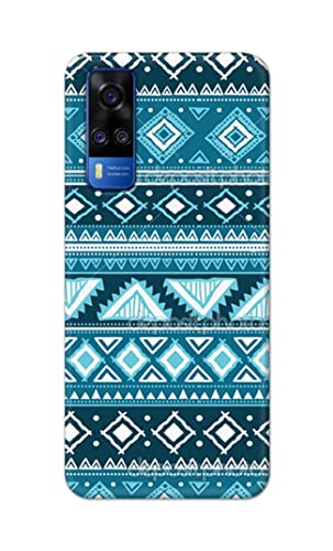 Image of PRINTFIDAA Coloured Tribal Pattern Hard Back Cover for Vivo Y51 / Vivo Y51A / Vivo Y31 Back Cover -(P6) KAT1008