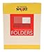 School Smart 84883 2 Pocket Folder - 9 x 12 inch - Pack of 25 - Red