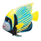 Statue de poisson – fabriquée en plastique sûr, cette décoration de poisson est pratique et adaptée à une utilisation extérieure