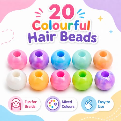 Image of 300 Pcs Hair Accessories for Kids Girls | Cute Baby Hair Clips, Rubber Bands, Nancy Bands, Hair Beads & Mini Claw Clips Combo | Hair Accessories for Baby Girl | Kids Hair Clips Set | Mixed Designs