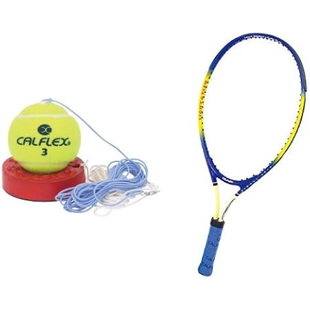 Amazon おすすめセット Calflex 硬式テニストレーナー 1個 Calflex 硬式kids用 テニスラケット Bl 1個 硬式テニストレーナー 練習機