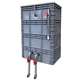 Aquariumfilter Wasserumwälzbox, Turnover Box Aquarium Teich Filter Externe 2/3 Ebenen Keine Filter...