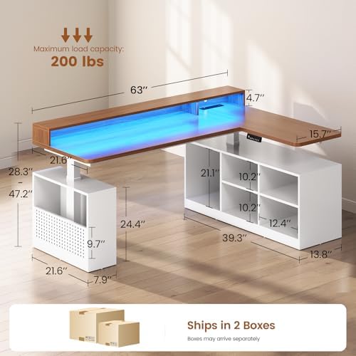 Brown 72-119cm 100kg RGB Lighting
