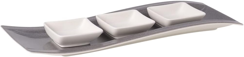 Villeroy & Boch 1041989072 New Wave Stone Antipasti Set, Dinnerware