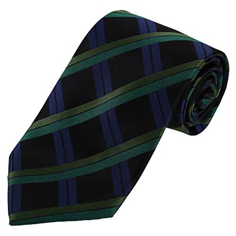 Dan Smith Black Houndstooth Men Tie Neckwear DAA7C09D Black,Oliver Drap,Sea Green Polyester Cover