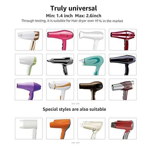Hair Diffuser Universal Hair Diffuser Attachment Hair Dryer Diffuser For Fine Thick Curly Wave And Frizzy Hair Professional Salon Tool Suitable For 1.4-Inch To 2.6-Inch Blow Dryer #TOP5