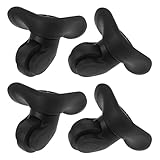 Uonlytech Ruedas Silenciosas de Repuesto para Maletas Juego de 2 Ruedas Giratorias Grandes Negras Compatibles Equipaje de Viaje Movimiento Suave y Silencioso para Trolley