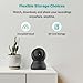 Septekon Security Cameras Indoor, 2K Wired Cameras for Home Security with Night Vision, 2-Way Audio, Motion Detection, Compatible with Alexa (4 Pack), Black