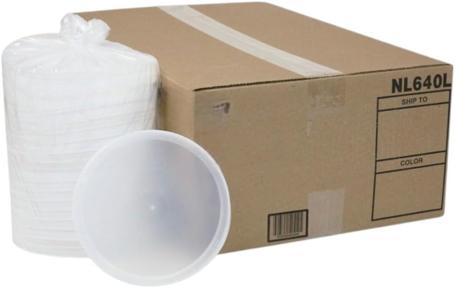 For Pactiv Corp. NL640L Plastic Microwavable Container Lid - Translucent 120/CT Model-C8P8-8810