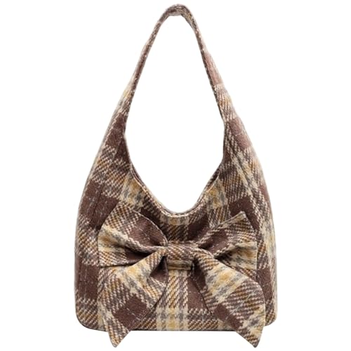 Sac cabas en tweed écossais idéal pour le shopping et les cours de style