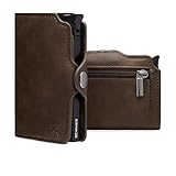 Porta Carte di Credito BEWMER 1 ZIP Schermato | Portafoglio Slim da Uomo e Donna | Porta Tessere e...