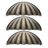 Conception ergonomique : la forme semi-circulaire offre une prise en main confortable, ce qui l'ouverture et la fermeture de vos armoires et tiroirs en toute , boutons de meubles anciens, poignées vintage