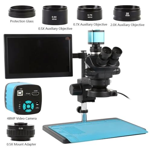 {pANZT[ 48MP 55MP 4K VGA HDMI USB Type-c rfIJ 3.5x-100x PCB ͂񂾕tpdbXeIOጰ 11.6 C` LCD j^[(48MP 2K 4K HDMI USB)