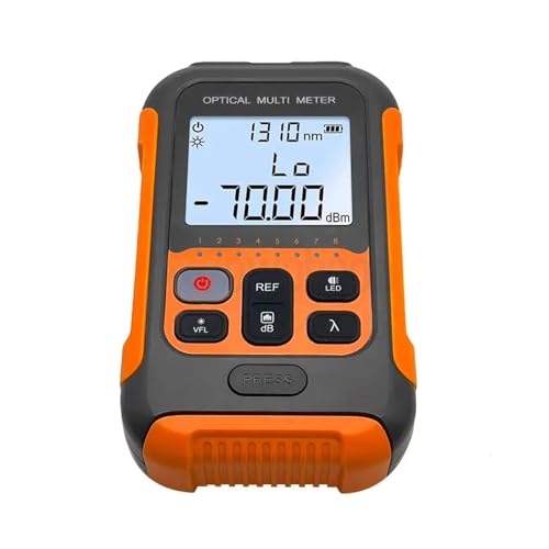 光パワーメーター、 カスタマイズされた4 In 1ミニ光パワーメーター、視覚的障害ロケーター、ネットワークケーブルテスター、LEDライトOPM VFL 10/20/30/50MW 、精密測定(20MW)