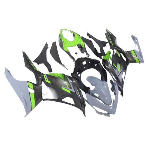 ABS Plastic Motorcycle Full Fairings Kit for Kawasaki Ninja 400 EX400R 2018-2023 19 20 21 22 Bodywork Green Grey Body Frame Body Kit Cowlings