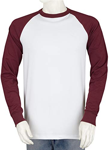 RCLS Styllion Raglan Crew Shirt (7XLT, White)