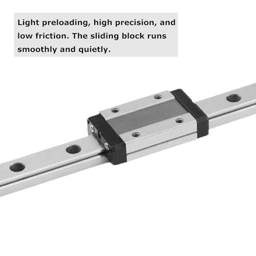 KGTCN MGN12 320mm Linearführung Linearschiene Lineare Führungsschiene mit 1 Stück MGN12H Lager Gleitblock, Für die Aktualisierung von 3D - Druckern Ender3 Ender 3 Pro Ender 3 V2 und CNC - Maschinen