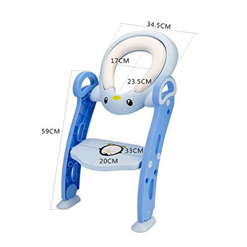 Potty Seat voor peuters Baby Seat Ring Child Stepned Toilet Seat Axiliary Toilet Seat PU Zacht zitkussen Pittige… - Afbeelding 3