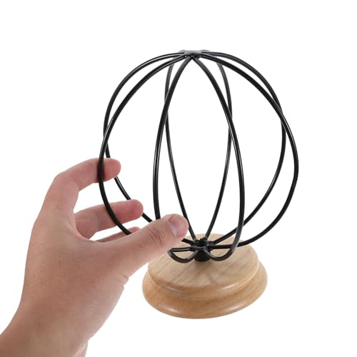 Présentoir à chapeaux en fer et bois au design authentique