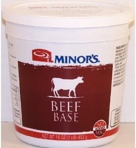 Minor's (Original Formula) Beef Base - 16 oz. (Pack of 2)