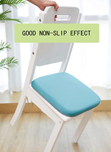 Yunzlan Memory Foam Chair Pad 16" Summer Ice Silk Cushion Square Anti-Slip Seat Cushion Meditation Cushion Floor Pillow With Ties Washable Cover (Grey) #TOP4
