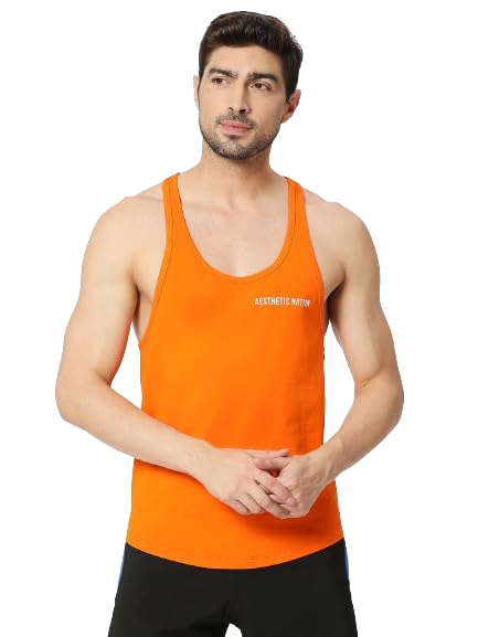 Solid Vest/Tank Top for Mens | Sports Wear Outfit (VIT-STR)-image-12
