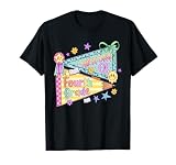 Funny First Day of Fourth Grade Cute Retro Back to School T-Shirt