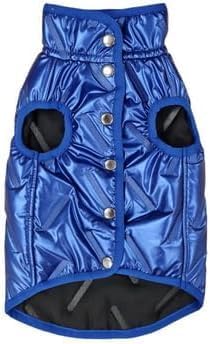 Padded Coat for Cats - Elevate Feline Fashion and Comfort! (Small, Navy Blue)
