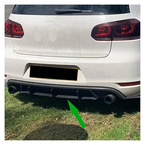 Kit diffuseur Golf 6 GTI en ABS robuste pour pare-chocs arrière - 4