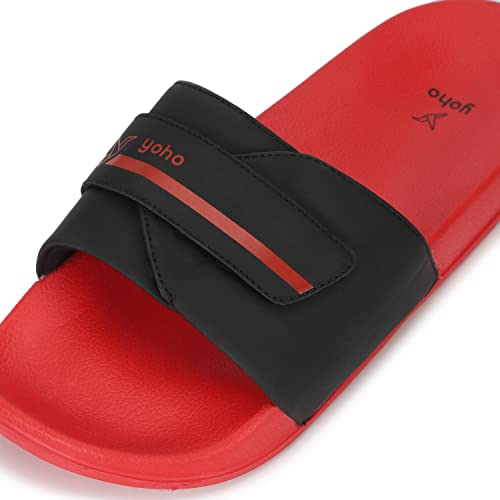 Image of YOHO Drystep Sliders for Men | Waterproof Monsoon Footwear & Rainy Sandals | Skin Friendly Adjustable Strap