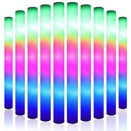 Bâtons lumineux en mousse LED incassables pour sécuriser l'animation d'une fête