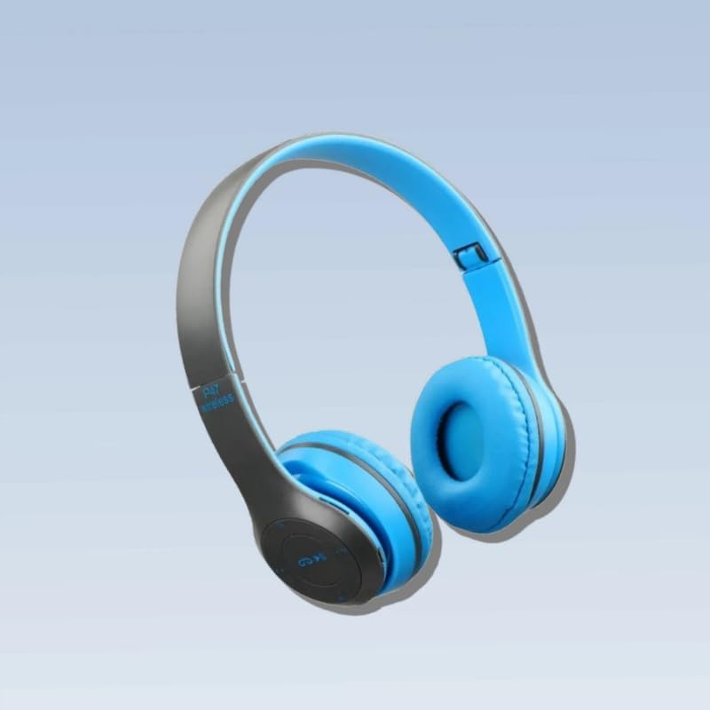 icall latest p47 wireless ic-100 headphone with mic & sd card slot bluetooth headset