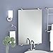 Gatco 1431C Modern Rectangle Base Freestanding Toilet Paper Holder, 21.25