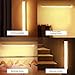 Punch-Free Smart Sensor Magnetic Rechargeable Led Lights, for Wardrobes, Kitchens, Closets, and Studios (3pcs* White Light, 30 cm)