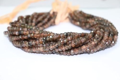 Perles andalousite naturelle 5mm pour fabriquer vos bijoux bohèmes chic