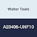 Walter Tools A23406-UNF10 Paradur HSS Machine Tap, NIT Finish, 0.194" Shank Diameter, 0.709" Cutting Length, 2-3/8" Overall Length, No.10-32 Cutting Diameter
