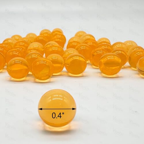 Image of VikriDA 20,000 Gel Blaster Refill Ammo (Pack of 2) | 7-8mm Non-Toxic Orange Water Beads for Gel Guns - Safe for Adults 15+