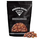 Presto Sales Pecan Halves 32 oz | Raw, USA, Unsalted, Natural | Non-GMO, Keto/Paleo, Vegan |...