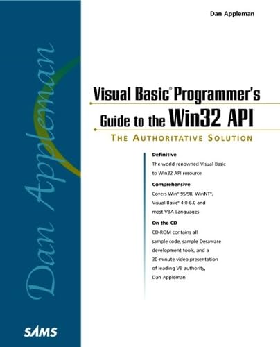 Dan Applemans's Visual Basic Programmer's Guide to the Win32 Api ...