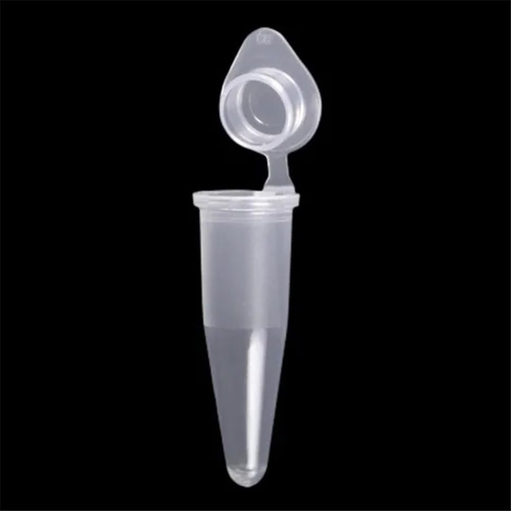 Instrumentos y Equipos de Laboratorio Tubo de centrífuga de pared ultrafina con tapa plana de 0,2 ml y 0,1 ml (paquete de 1000)(0.1ml)