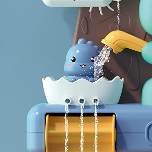 Dinosaur Bath toys, Shower toys 1-3, Waterfall Bath toys Kids Babies, Bathtub Water Spin toys for to