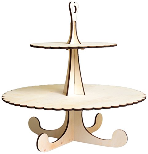 Artemio - Stand in Legno per Dolci (2 Livelli)