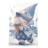 FRODOTGV Blue Blueberry Ice Cream Pixie Wall Hanging Room Tapestries Bedroom Art College Dorm Wall Decor 60x40 Inches