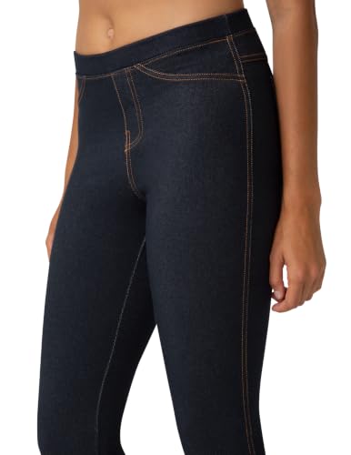 no nonsense Women's Stretch Denim Leggings with Pockets