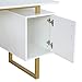 Techni Mobili Storage Drawers and Cabinet 51.25” W-Modern Office Large Floating Desktop Surface Desk, 23.6