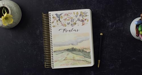 Image of ESV Scripture Journal, Spiral-Bound Edition: Psalms (Artwork by Ruth Chou Simons) (Paperback)