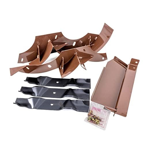 Grasshopper Mower Mulching Kit, Reroutes Airflow and Clippings into a Vertical Pattern That Forces Them Deep into The Turf After Being Recut into Small Particles, OEM 504565